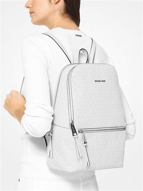 rucksack michael kors weiß toby|Toby Medium Logo Backpack .